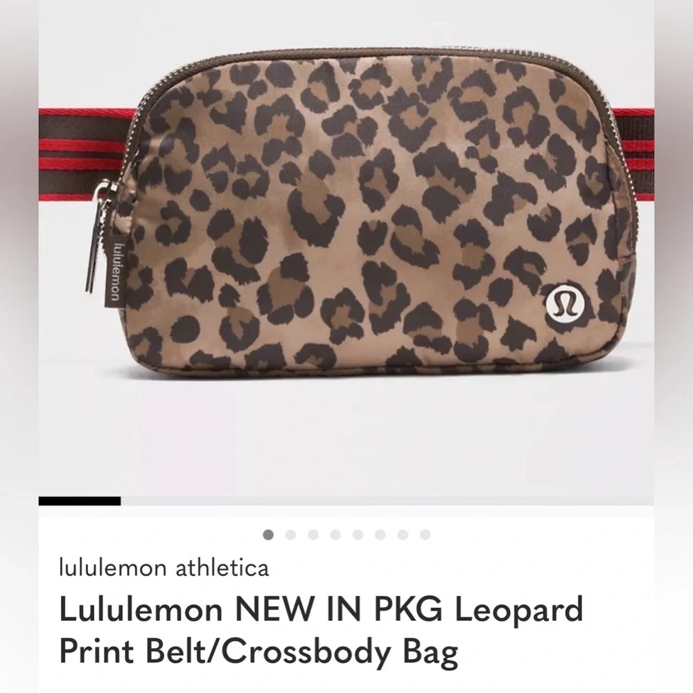 Lululemon Athletica Leopard Print Crossbody Bag - Brown and Black - Picture 3 of 4